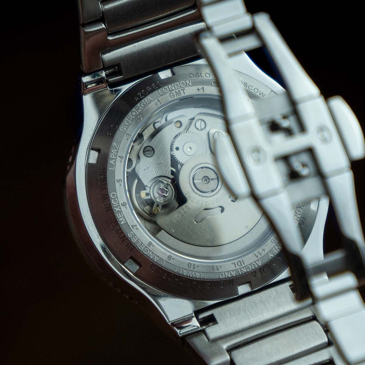 Arctic GMT Black Dual-Time Watch