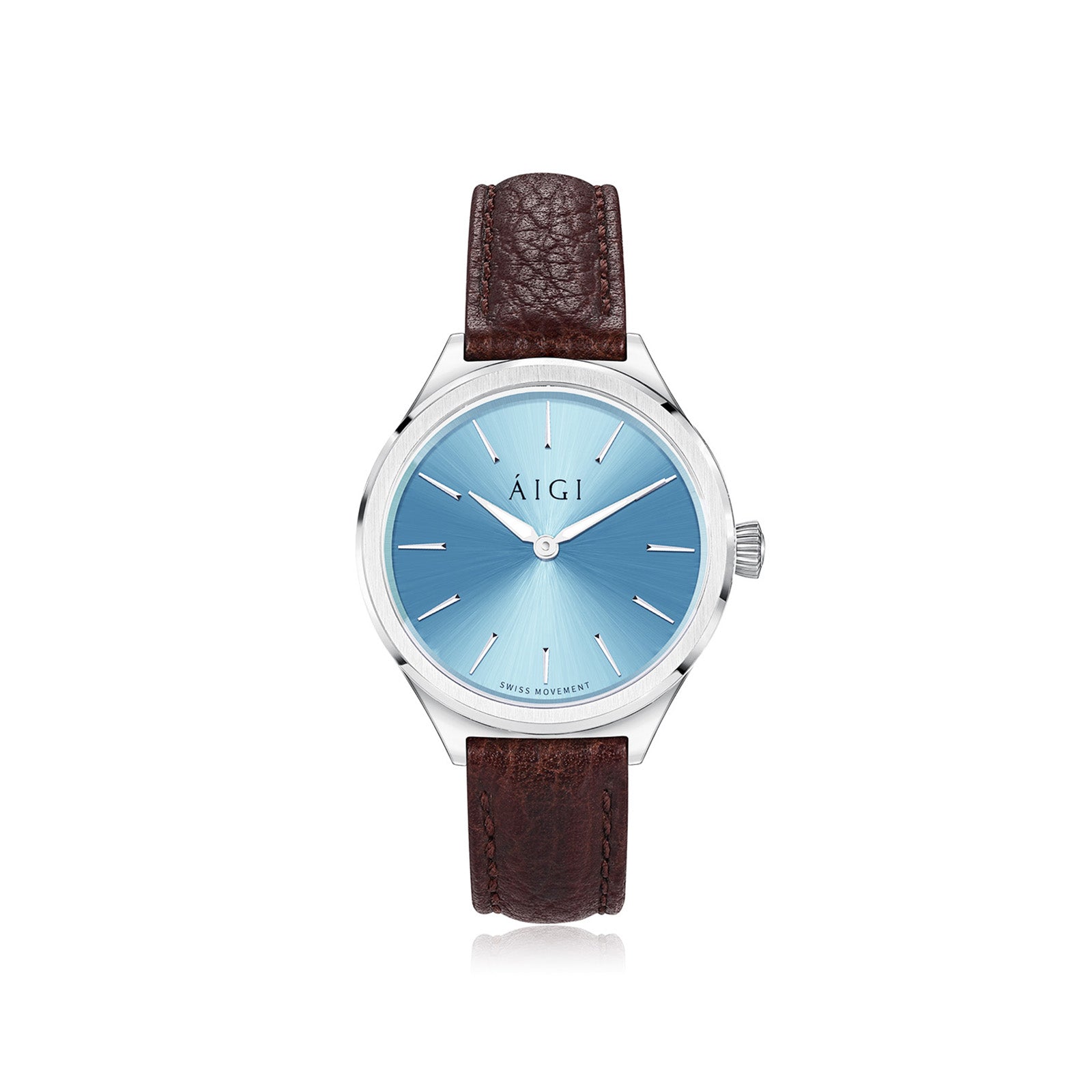 POLAR BLUE 32MM - LEATHER