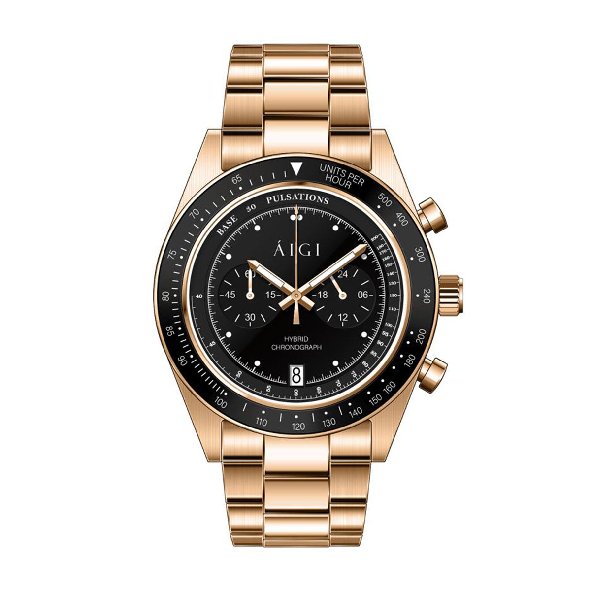 ARCTIC CHRONO HYBRID - POLAR NIGHT - AIGI Watches