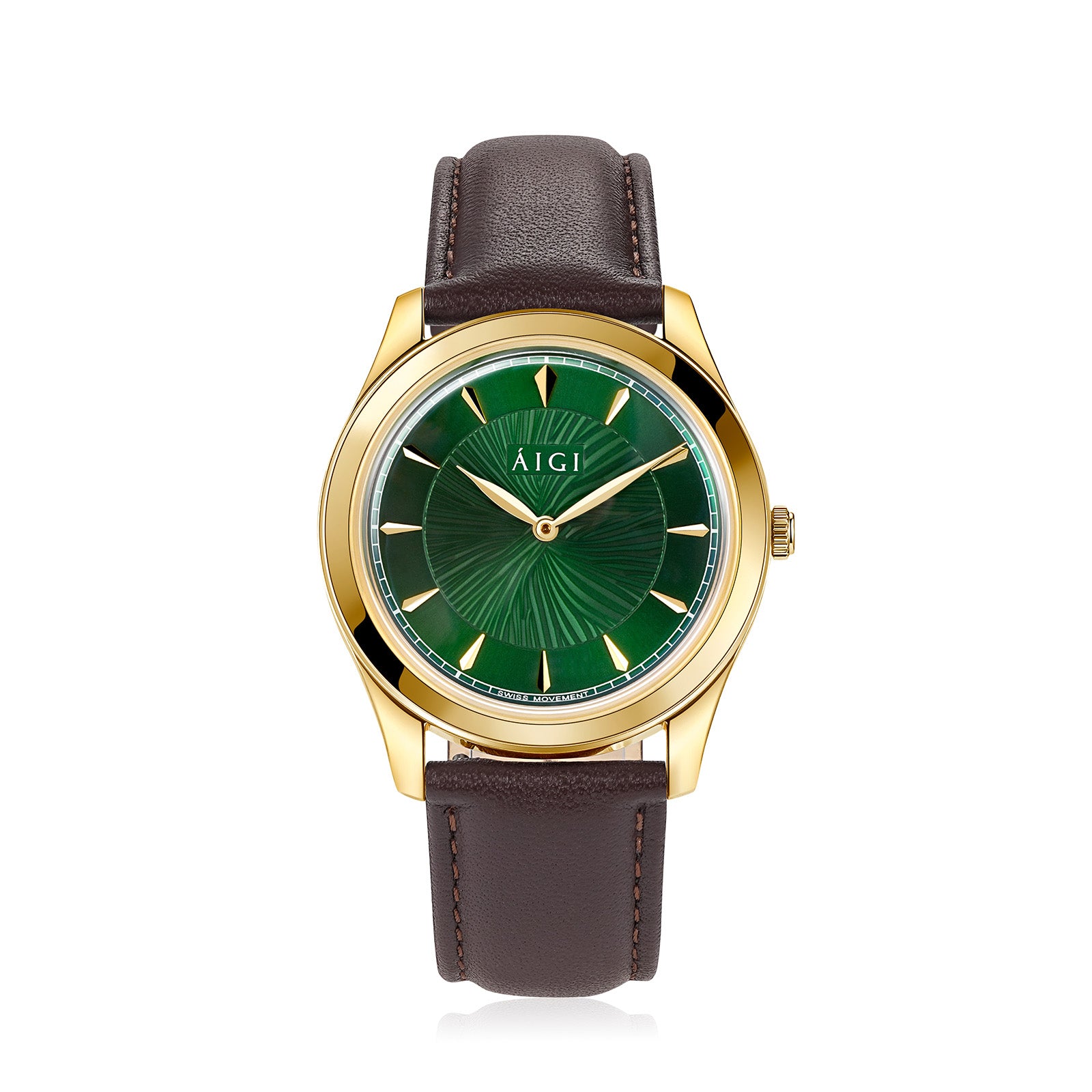 AURORA 38MM - BROWN LEATHER