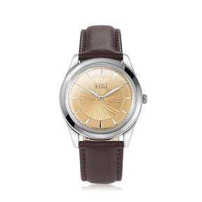 POLAR DAY 38MM - BROWN LEATHER