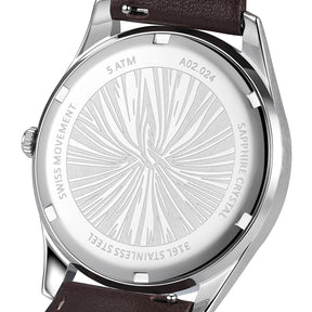 MIDNIGHT SUN 38MM - BROWN LEATHER