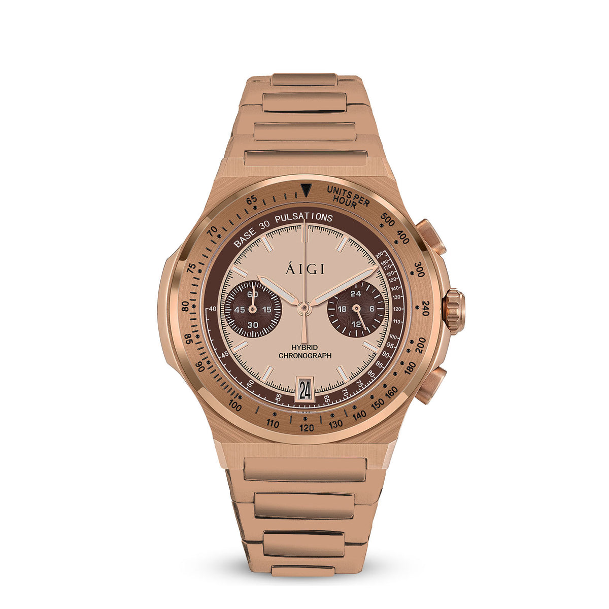 Arctic Chrono: Chronograph Watch for Men | Meca-Quartz Hybrid Movement