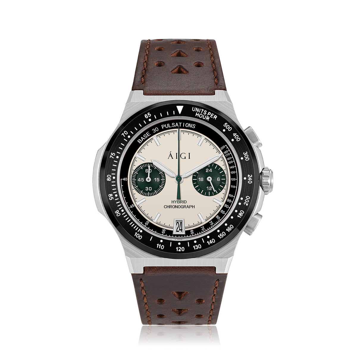 AIGI Arctic Chronograph II – Cream Mecha Quartz Watches