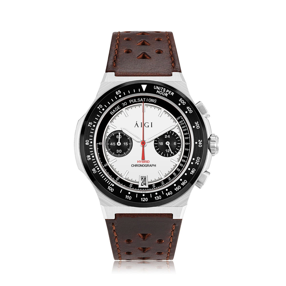 Arctic Chrono: Chronograph Watch for Men | Meca-Quartz Hybrid Movement