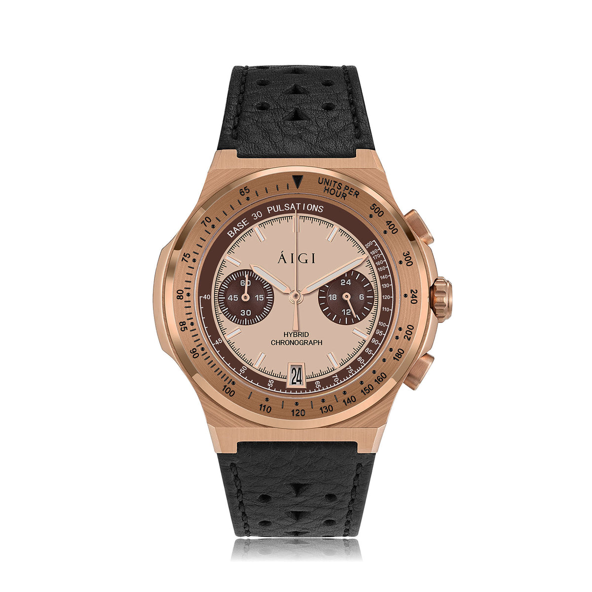 Arctic Chrono: Chronograph Watch for Men | Meca-Quartz Hybrid Movement