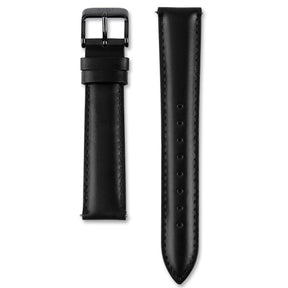 LEATHER BLACK 18MM - BLACK