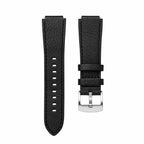 Correa de reloj de cuero Horween negra