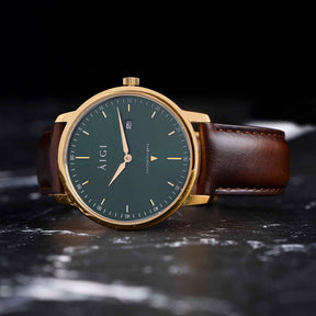 NORTHERN LIGHTS 40MM - BROWN LEATHER